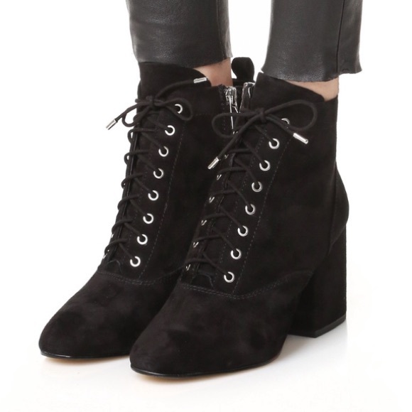 Sam Edelman Shoes - Sam Edelman Tate Lace Up Block Heel Booties